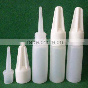 4ml plastic HDPE Cyanoacrylate adhesive super glue bottle