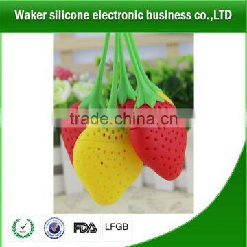 full print logo custom silicone tea strainer