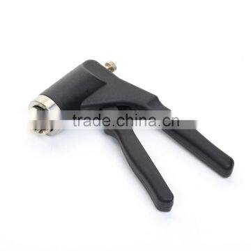 Ergonomic manual vials crimper for seal OD 20mm aluminum caps