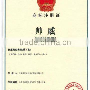 Shuaiwei brand patent certificate
