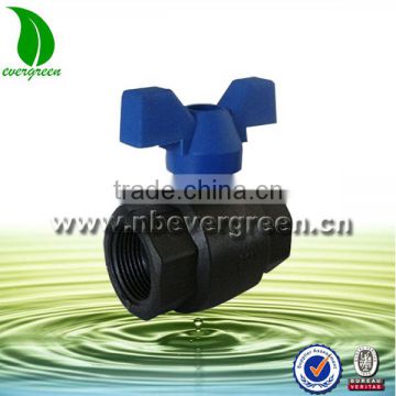 plastic ball valve nylon ball valve type