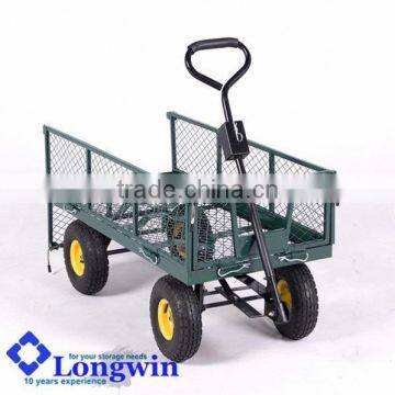 Utility wagon garden tipping cart