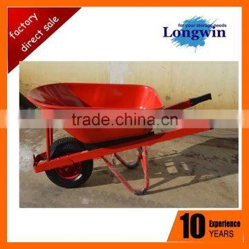 Heavy duty strong construction wheelbarrow