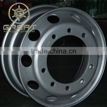 OEM Manufacture of Truck Chrome Steel Rim 17.5 Tubeless photo-6