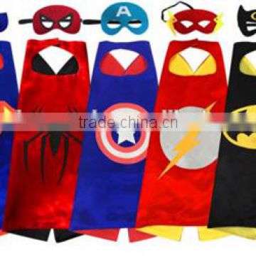 YS Superhero Cape and Mask Costumes For Kids Set of 5