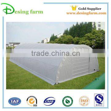 Temporary outdoor heavy duty warehouse storage tent