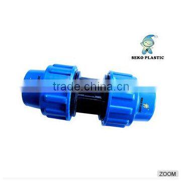 ISO PP Pipe Fitting for Irrigation, PP Compression Elbow/PP Material Plastic Pipe Compression Fittings Equal Elbow photo-3