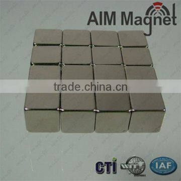 N52 3/8 " x 3/8 " x 3/8 " Block Neodymium Magnet photo-2