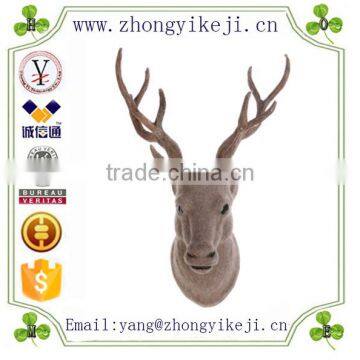 factory custom-made handmade carved fashion polyresin deer head decor