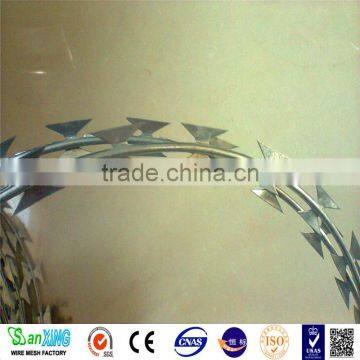 Snake-shaped Razor Barbed Wire (Galvanized)