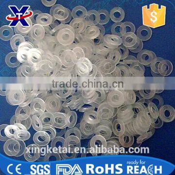 Food grade of transparent small silicone rubber gasket