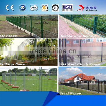 China Factory Colourful Durable PVC coated hot dip galvanized 100% cheap garden fencing