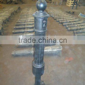 ductile iron traffic barrier, road safety bollard Road bolck