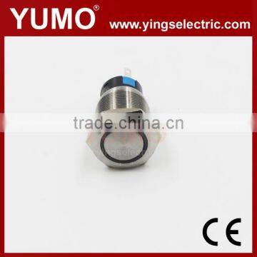LA19 Series IP65 5 Pin Terminal 5A/250VAC Stainless Metal Push Button Connector Metal Push Button Insert Shell photo-3