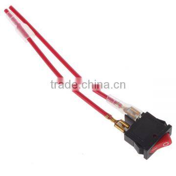 2 Wires Square Shape Lock Switch & Mini Motorcycle Parts Push Button Switch Motorbike Switch photo-2