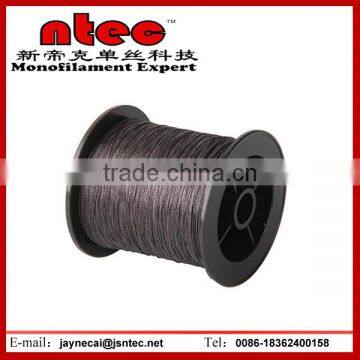 100% polyethene grey color 0.2mm PE braided fishing line