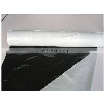 pe agriculture white/black construction mulch film