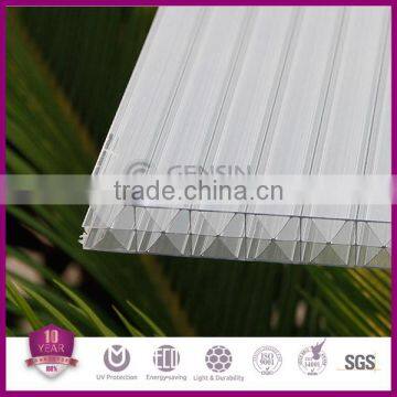 Haining OEM Customized 16/18mm 3X-wall Polycarbonate Hollow Sheets 2100*5800mm photo-2