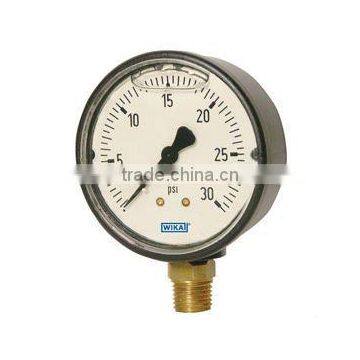 Bourdon Tube Pressure Gauge Type 113.13 - ABS Case with Liquid Filling Standard Series