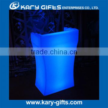 Remote Control led reception desk hotel luminous led Front desk supplies