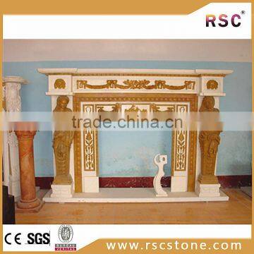 Construction material antique fireplace door