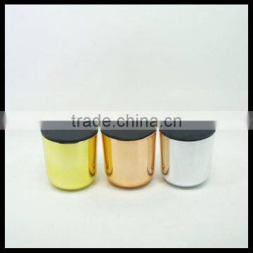 600ml Cylinder Glass Candle Cup With Slate Stone Lid photo-4