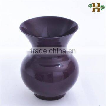 decorating design dark purple glass vase cheap