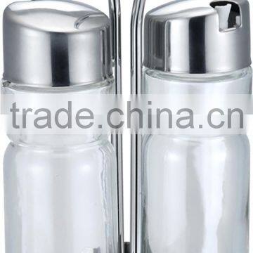 2 Pieces Stainless Steel Condiment Holder For Oil And Vinegar BSCI photo-3
