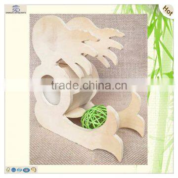 china manufacturer fish shape rotating door plywood wooden tableware