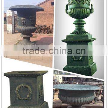 2015 New Product Antique Cast Iron Garden Planters & Plant Pots photo-5