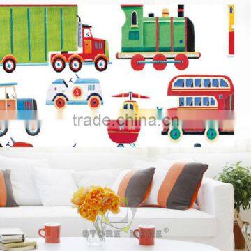 Cars PVC Removable Cartoon Baby Wall Stickers