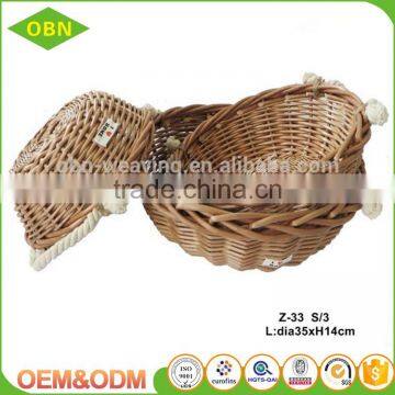 Wholesale cheap custom any size decorative small gift wicker baskets in bulk