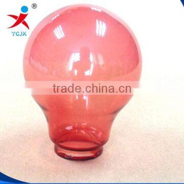 Long-term supply Red wall lamp led ball bubble lamp shade/waterproof diy glass lamp shade