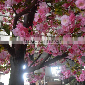 Artificial Pink Silk Indoor Natural Cherry Blossom Tree photo-5