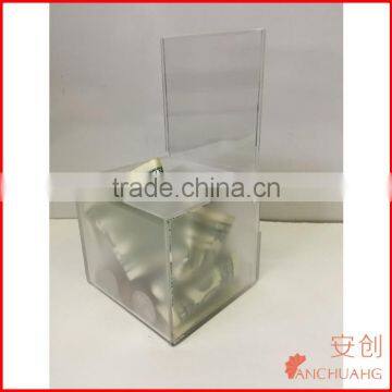 Transparent Acrylic Small Ballot Box Donation Box photo-4