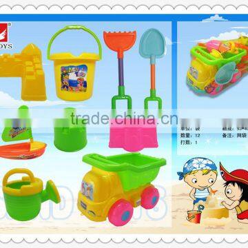 wholesale kids plastic beach toys set 9pcs/ good quality summer toys for sale