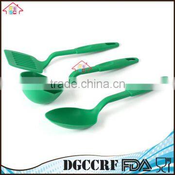 NBRSC High Heat Resistant Nylon Utensil Set of 3 Kitchen Cooking Tools Ladle Slotted Turner Spoon photo-5