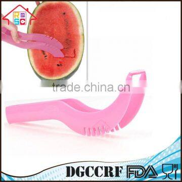 NBRSC Kitchen Fruit Tool Safe Plastic Watermelon Cutter Slicer Corer Server Scoop Knife photo-3