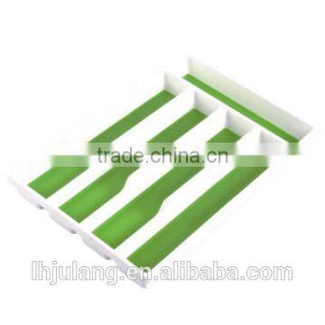 Hot sell Plastic Cutlery tray for Kitchen/plastic cutlery organizer