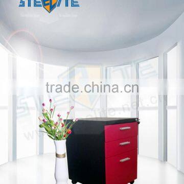 Movable File Cabinet, 3 Drawer Cabinet, Moving File Chest photo-4