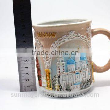 Wholesale Custom High Quality Russia MOSCOW Souvenir Ceramic Cup for Sale photo-5