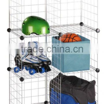 Interlocking 6 wire mesh Storage Cubes