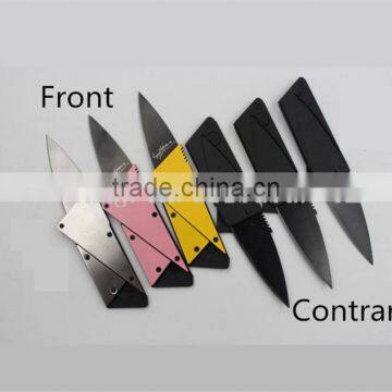 Special Gift for Men Six Color Stainless Steel With Metal Handle Portable Survival Blade Wallet Foldable Credit Card Knife photo-3