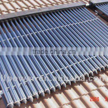 15 tubes Heat pipe high pressurized solar collector system type