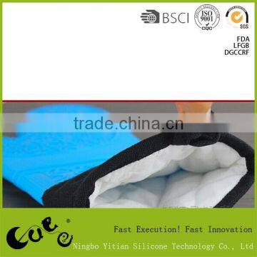 Heat resistant silicone oven mitt gloves