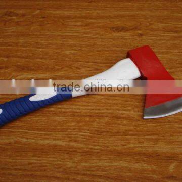 forged steel for splitting wood with wooden/plastic-coating/fibre glass handle