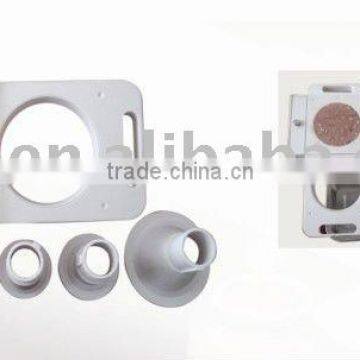 manual plastic hamburger maker attach with grinder