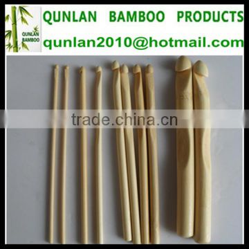 Natural Color Knitting Needles Bamboo Crochet Hook DIY Craft