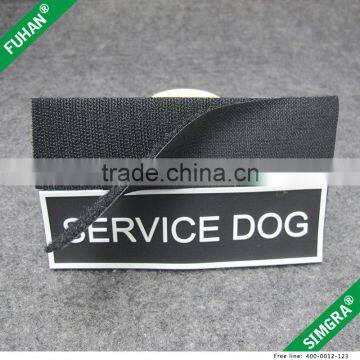 Durable Embossed Printing Rubber Patches with Hoop and Loop