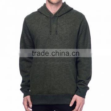 Wholesale Latest Fashion Long Sleeve Green Hoodie for Man